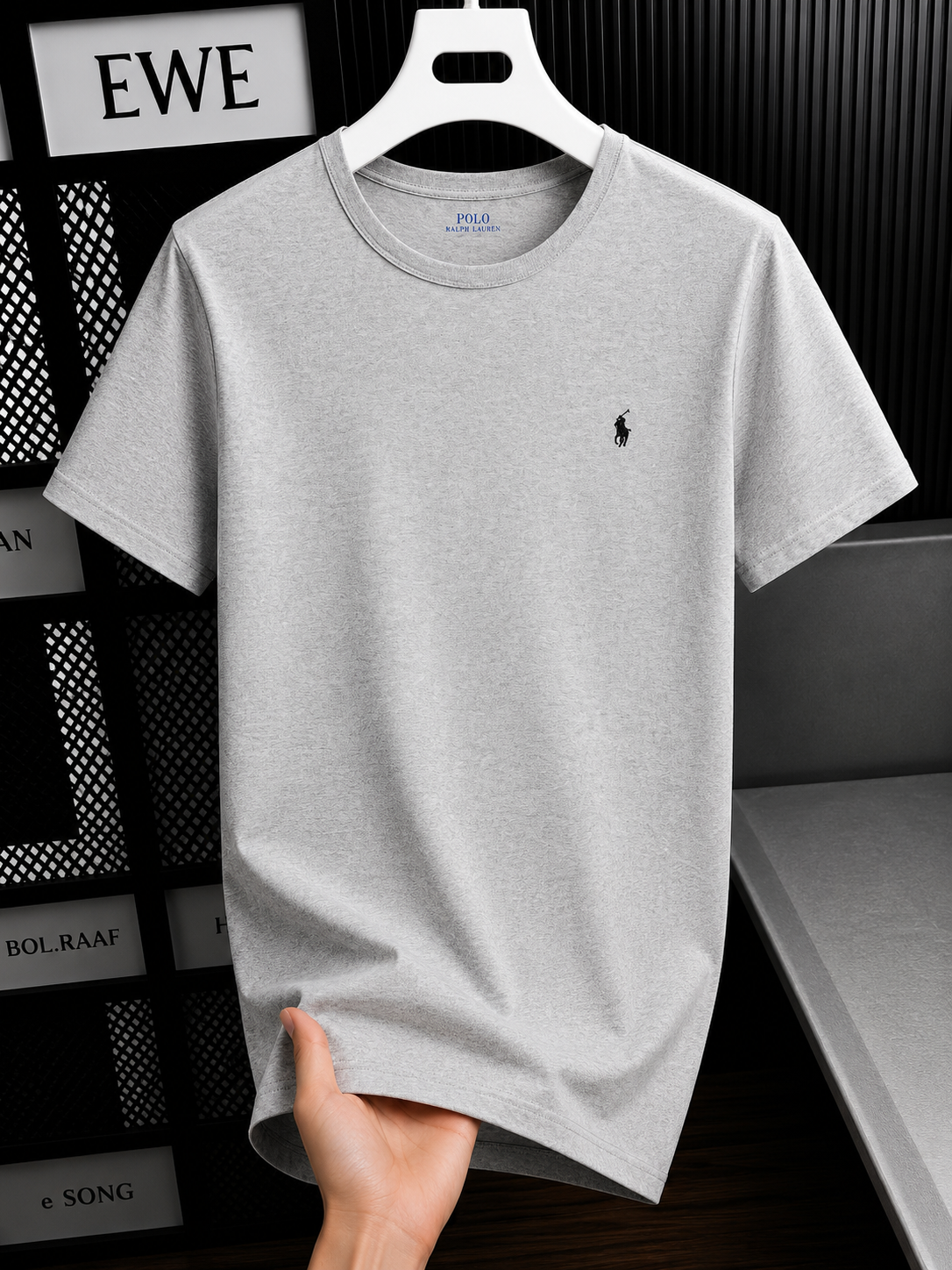 Women Pony Horse Grey Tshirt