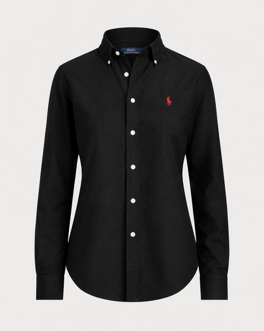 Women Oxford shirt Black