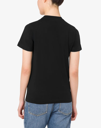 Women MOSCHINO BLACK SMALL TEDDY T-SHIRT
