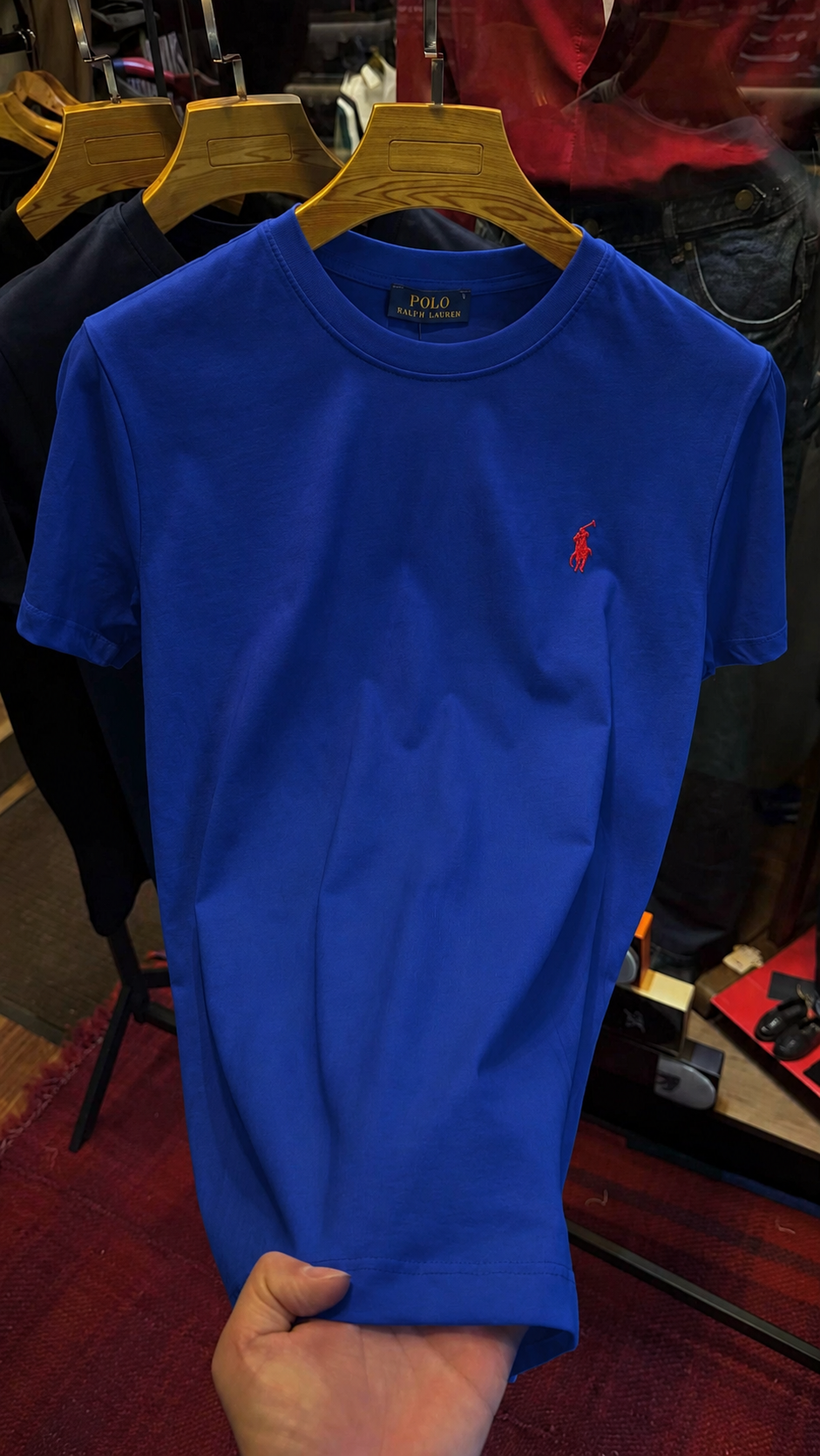 Women Pony Horse Royal Blue