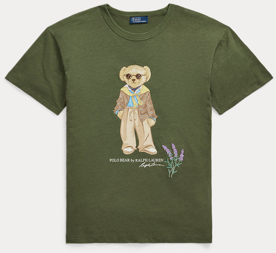 Women TEDDY BEAR T-SHIRT OLIVE