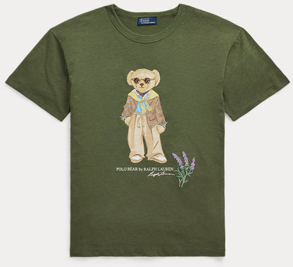Women TEDDY BEAR T-SHIRT OLIVE