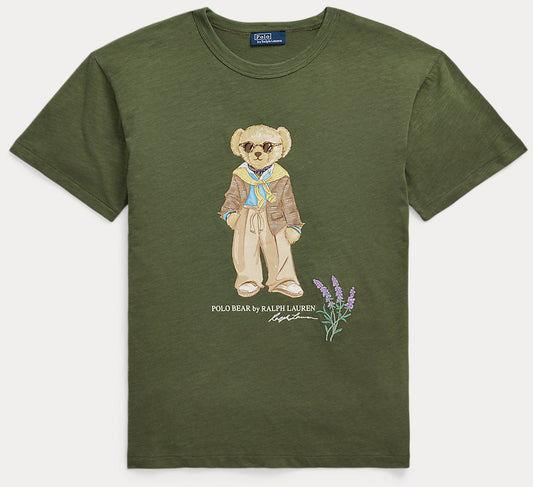 Women TEDDY BEAR T-SHIRT OLIVE