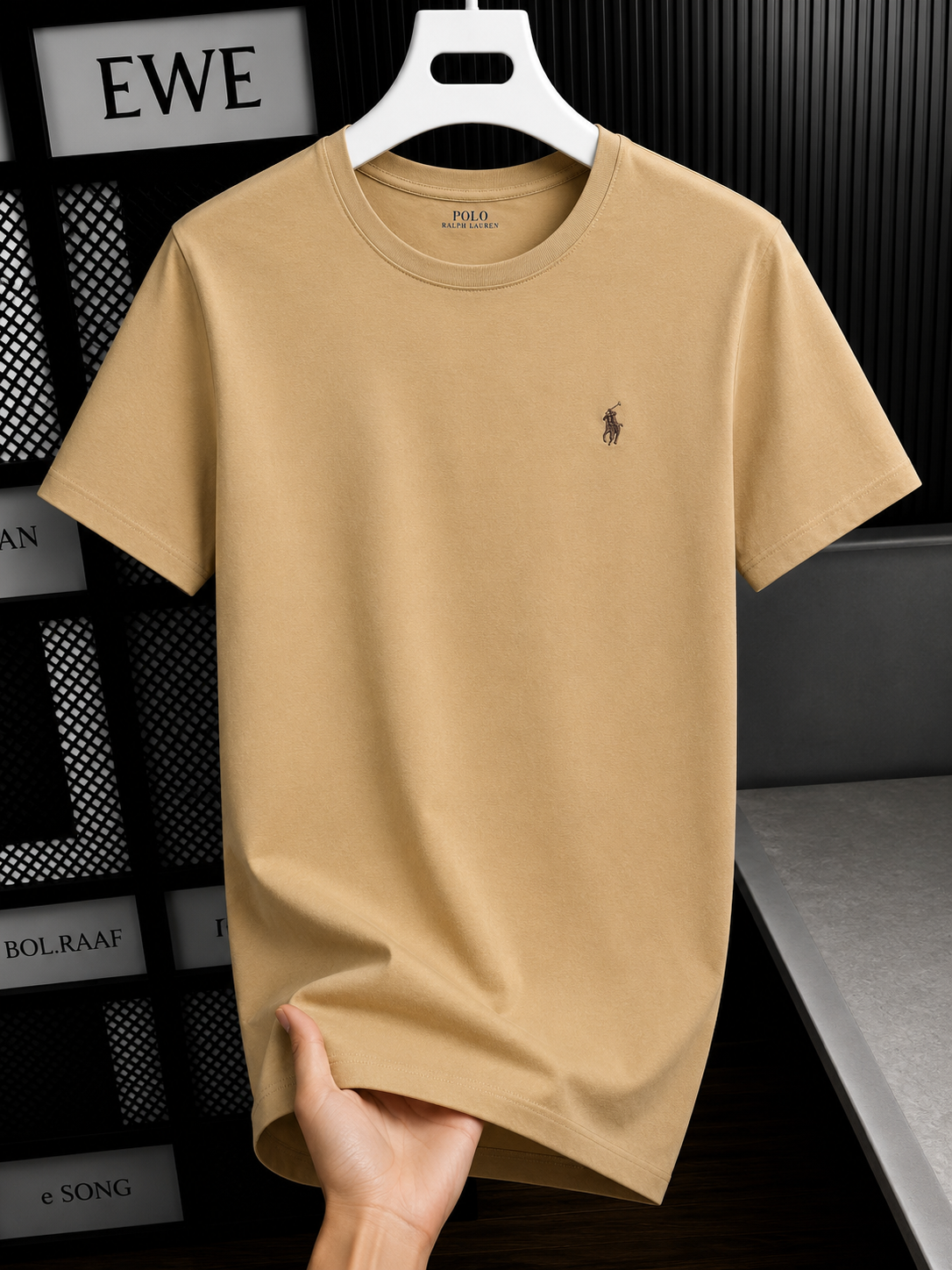 Women Pony Horse Cream Tshirt