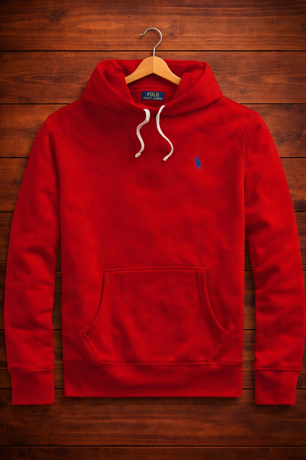 RL Fleece Hoodie (Red)