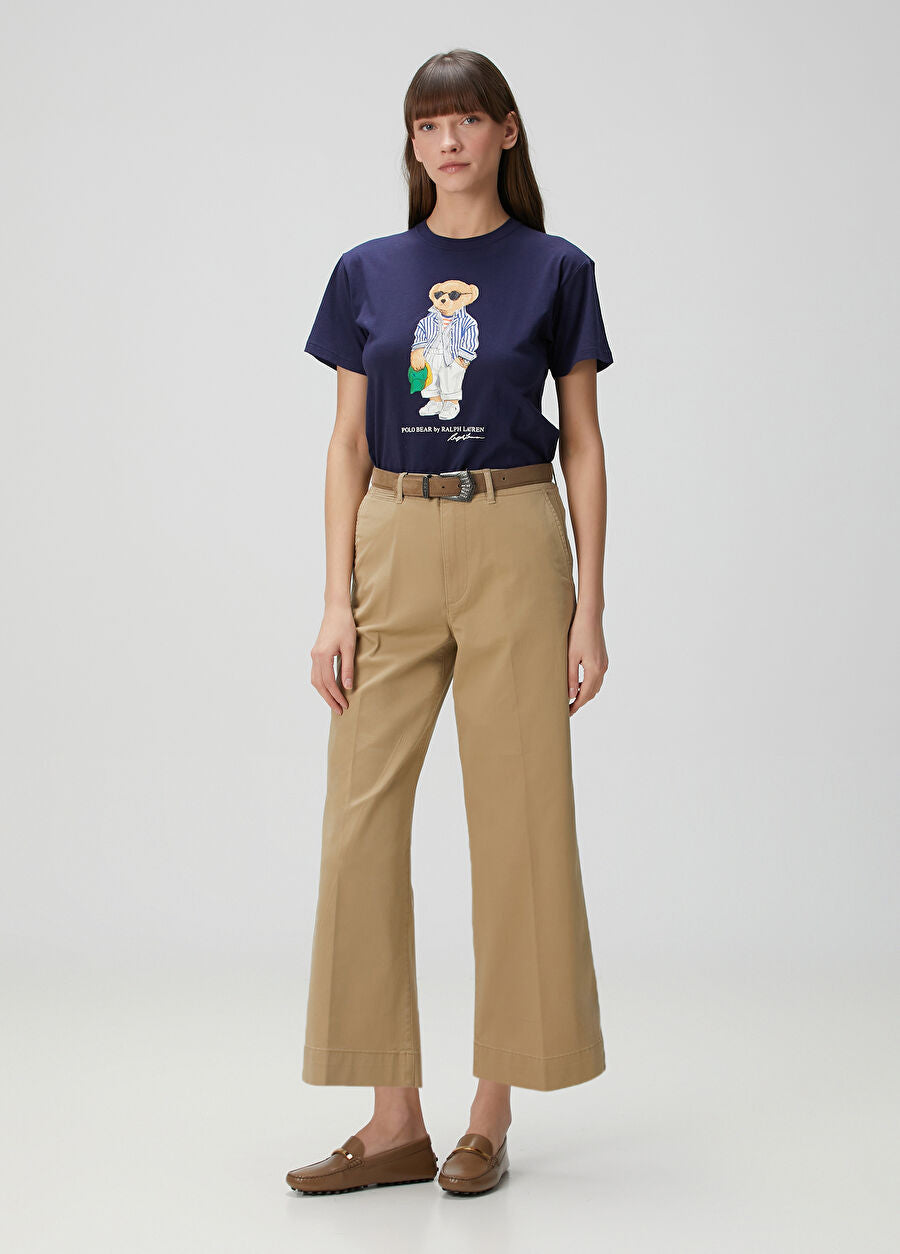 Women TEDDY BEAR T-SHIRT NAVY