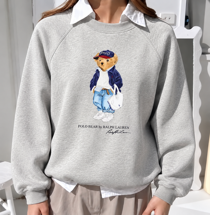 Women Teddy Sweatshirt (Grey)
