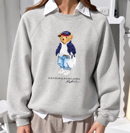 Women Teddy Sweatshirt (Grey)