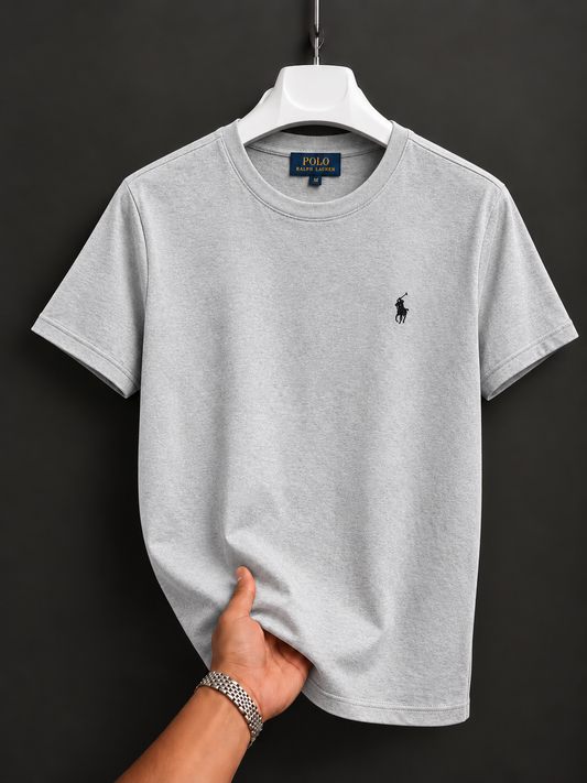 Women Pony Horse Grey Tshirt