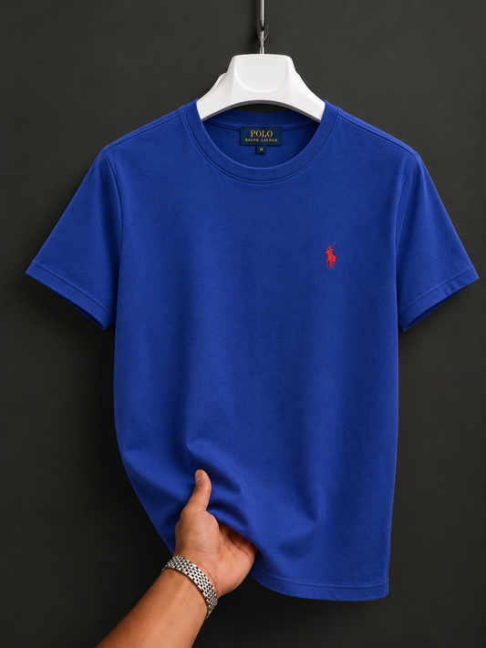 Women Pony Horse Royal Blue