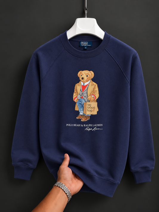 Women Teddy Sweatshirt (Navy Blue)
