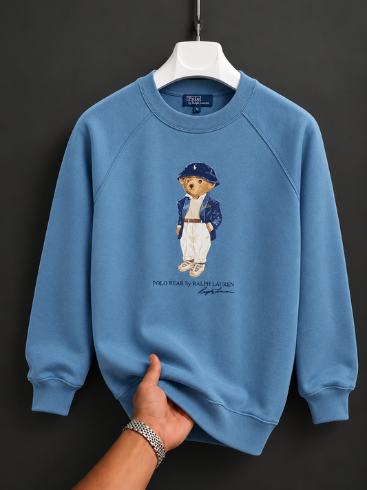 Women Teddy Sweatshirt (Petrol Blue)
