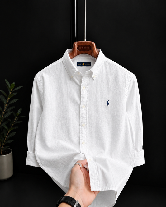 ABD White LINEN Shirt