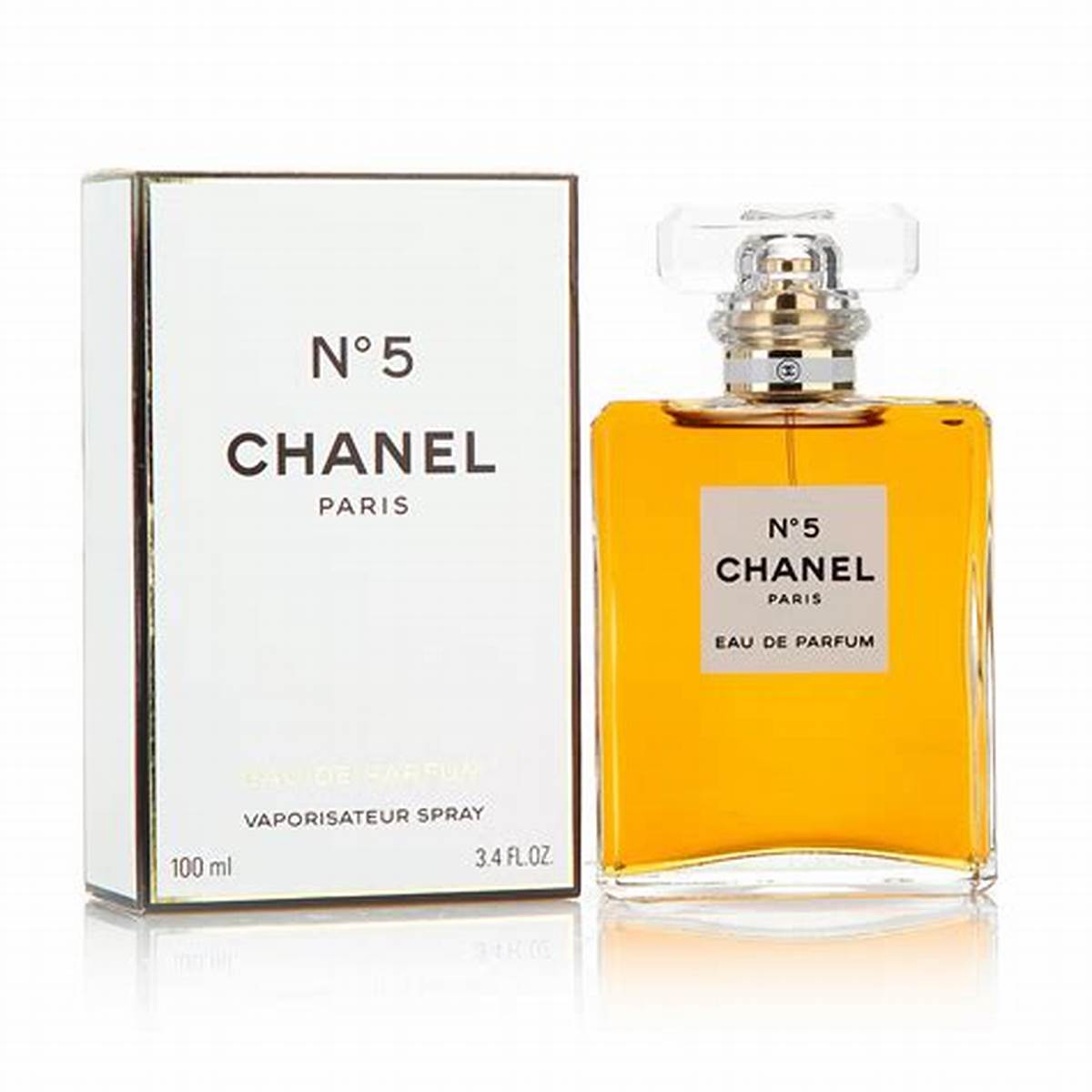 Chanel N5 Eau De Parfum Spray for Women 3.4 Ounce Multi