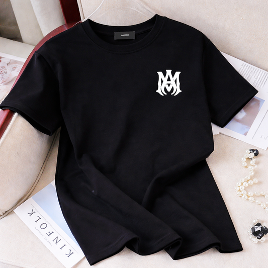 Women AMIRI BLACK T-SHIRT BACK PRINT