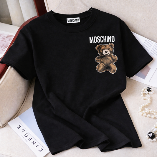 Women MOSCHINO BLACK SMALL TEDDY T-SHIRT
